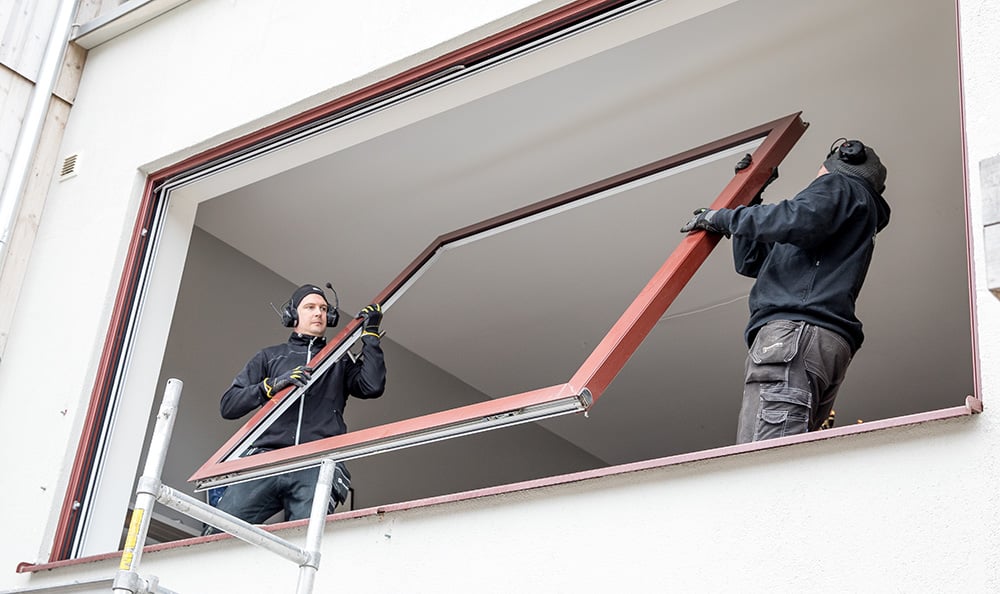 Installation av skjutparti