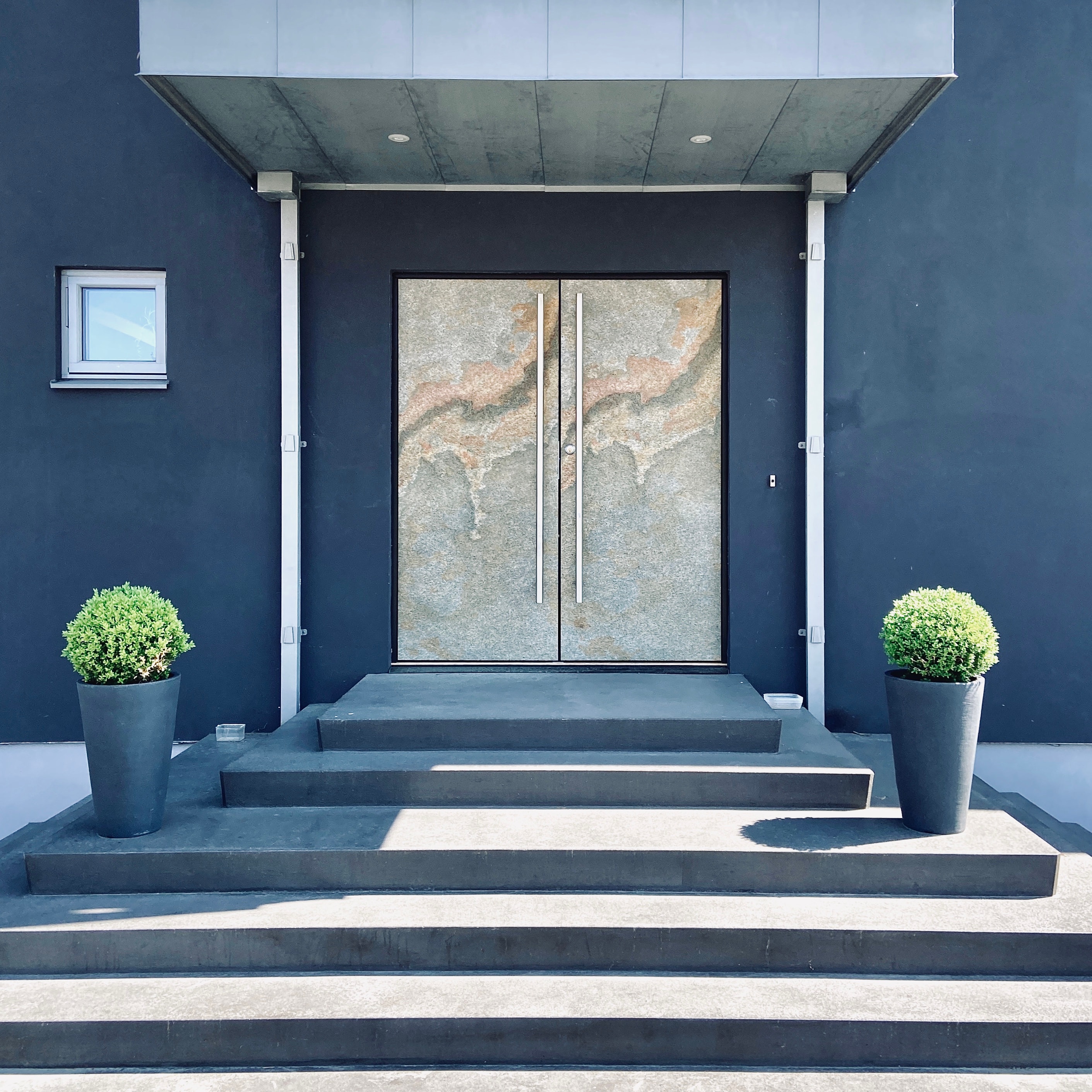 Double door Berg 160 Argent