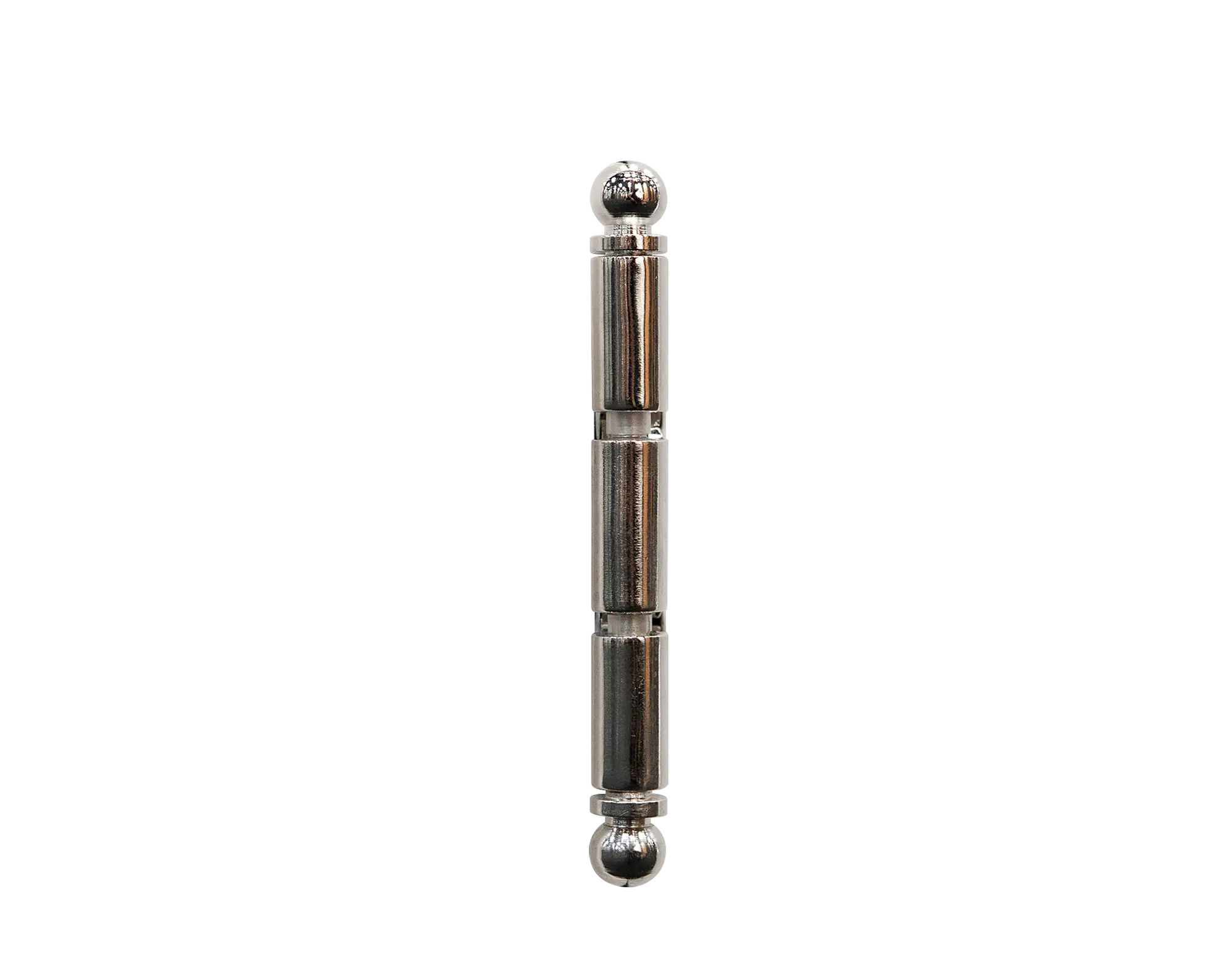 Snap-in hinges with decorative finial