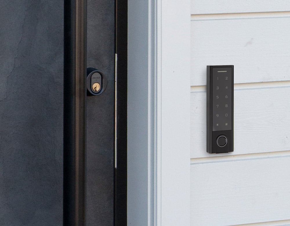 Smart lock for wall installation
