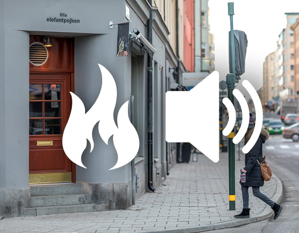 Ljudreducerande ytterdörrar